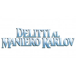 Magic the Gathering Delitti al Maniero Karlov Prerelease Pack italian